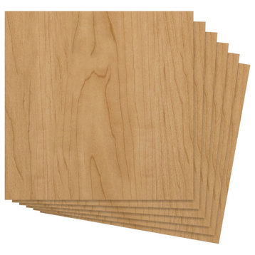 23 .75"Wx23 .75"Hx.375"T Wood Hobby Boards, Maple, 6-Pack