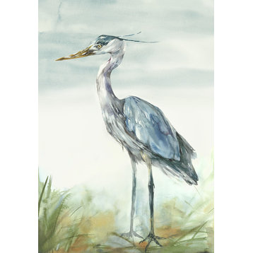 "Heron in Spring II" Fine Art Piece