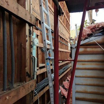 House Re stucco, Siding & Stacked Stone | In Process