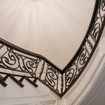Project #74 | Circular Staircase with Hand-Forged Metal Panels