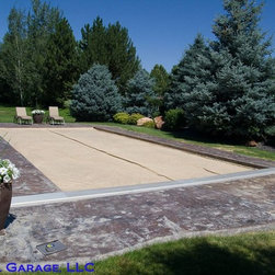 Pool Premium Concrete Coating Before and After - Flooring
