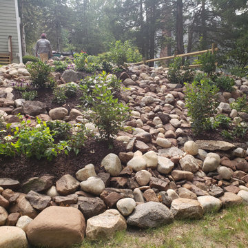 Inground Pool Fill In & Large Hardscape installation