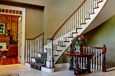 Inspiration for a timeless entryway remodel in St Louis