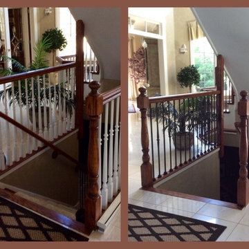 Before & After Remodeled Staircases