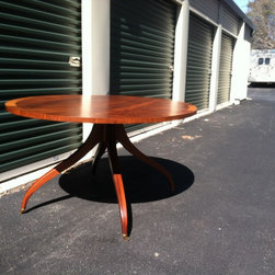 Vintage Art Deco Oval Table-1920s - Dining Tables