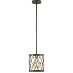 Savoy House - Savoy House 7-0802-1-124 Sandoval - 1 Light Mini-Pendant - Rustic chic for high-style, casual living! The SanSandoval 1 Light Min Fiesta Bronze *UL Approved: YES Energy Star Qualified: n/a ADA Certified: n/a  *Number of Lights: 1-*Wattage:60w E26 Medium Base bulb(s) *Bulb Included:No *Bulb Type:E26 Medium Base *Finish Type:Fiesta Bronze
