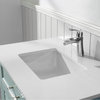 Lorna Vanity, Artificial white stone Top, Finnish Grey, 36 Inch, Without Mirror
