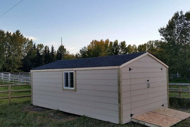 Shed and granny flat in Calgary.