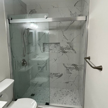 Modern Bathroom Remodel with Walk-In Shower & Updated Finishes