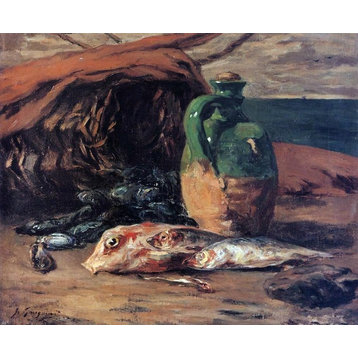 Paul Gauguin Still Life With Jug and Red Mullet Wall Decal