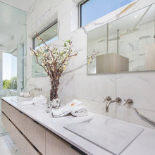 Powder room mirror