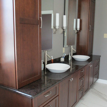Double Vessel Bowl Vanity