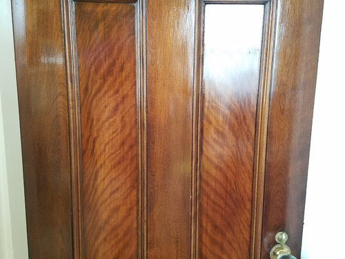 Can anyone help me with the species of wood these interior doors.