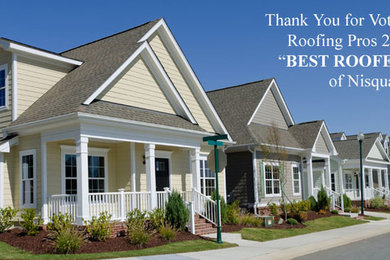 THANK YOU FOR VOTING ROOFING PROS "BEST ROOFER" OF NISQUALLY