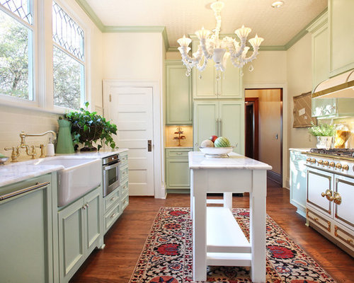 Sage Green Kitchen Cabinets | Houzz
