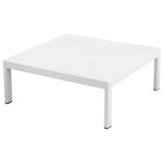 Pangea Home - Cloud Coffee Table, White - A sleek modern coffee table