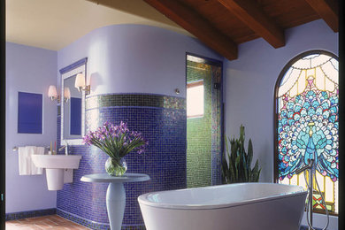 Bathroom - eclectic bathroom idea in San Diego
