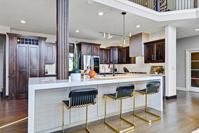 Inspiration for a modern kitchen remodel in Kansas City