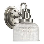 Archie Collection 1-Light Bath Light, Antique Nickel