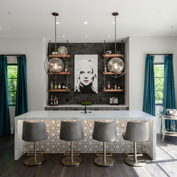 Forest Heights Home Bar & Wine Cellar