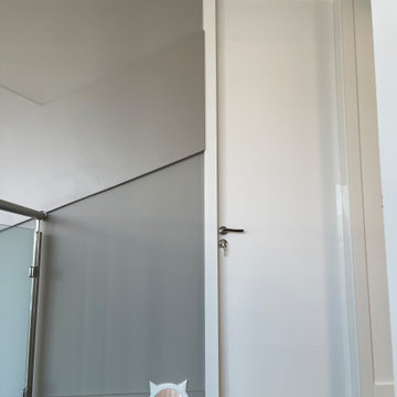 Architectural Millwork + Wall Paneling with Hidden Door + Bar area