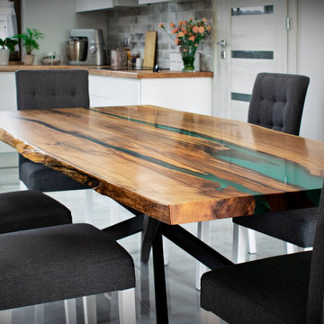 Epoxy resin dinning table - GV Wild