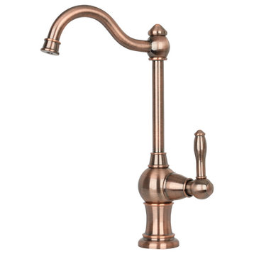 One-Handle Copper Drinking Water Filter Faucet Water Purifier Faucet, Antique Co