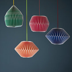 Origami Colourful Lightshades - Pendant Lighting