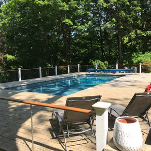 Pool on Shaded Slope