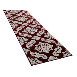 Cozy Rugs - Transitional Trellis Runner - Hall And Stair Runners