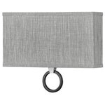 Hinkley - Hinkley 41203BN Link - 15" 32W 1 LED Wall Sconce - Perfected by its prominent round or square finial,Link 15" 32W 1 LED W Brushed Nickel/Black *UL Approved: YES Energy Star Qualified: n/a ADA Certified: YES  *Number of Lights: Lamp: 1-*Wattage:32w LED bulb(s) *Bulb Included:Yes *Bulb Type:LED *Finish Type:Brushed Nickel/Black