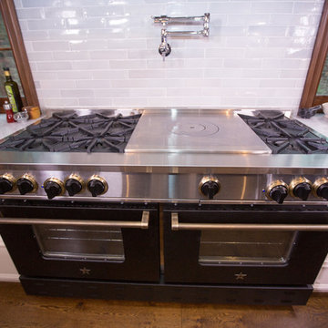 Iron Chef Micheal Symon's BlueStar kitchen featuring 60" French Top Range