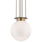 Hudson Valley Lighting - Gunther 1-Light Large Pendant, Aged Old Bronze - Features: