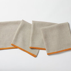 Color Border Napkin - Set of 4 - Napkins