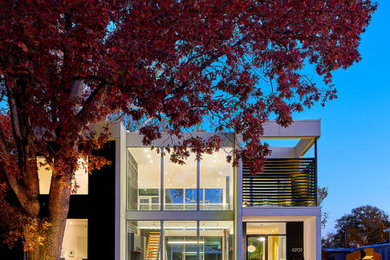 Inspiration for a contemporary house exterior in DC Metro.