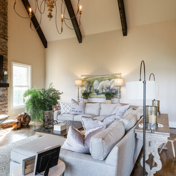 Modern Luxury Farmhouse Hearth Room
