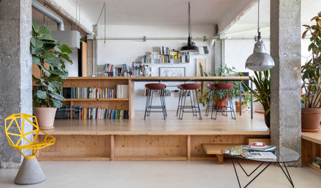 Houzz Tour: A Cleverly Designed Open-plan Loft in Barcelona