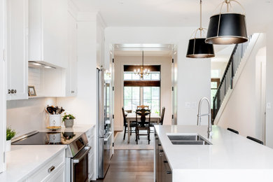 Inspiration for a transitional kitchen remodel in Other