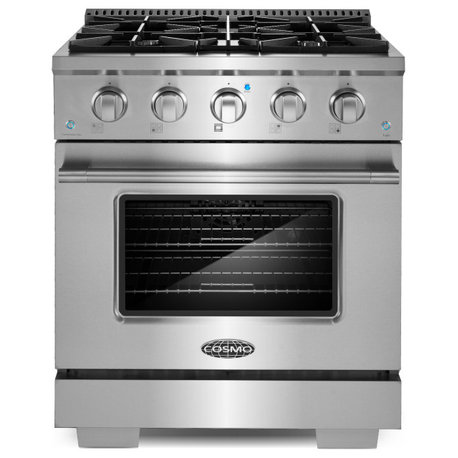 Professional Style 30" 3.5 cu. ft. Euro Gas Range With 4 Italian Burners