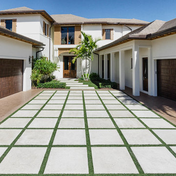 Synthetic Turf and Pavers