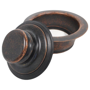3.5" Copper Sink Disposal Flange with Stopper