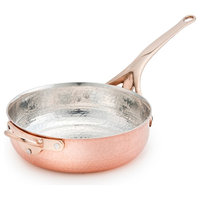 AST Series Pro Copper Saute Pans Silver Lined by Soy Türkiye, 28cm