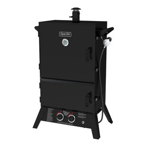 38 Gas Easy Access 2 Drawer Wide Vertical Smoker Contemporary