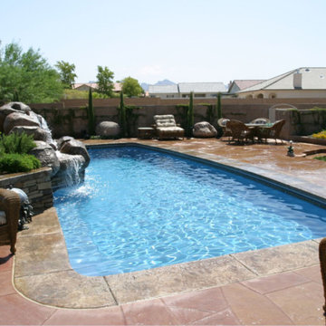 Viking Fiberglass Pools - Poseidon - Sapphire Blue - Aquatic Pools