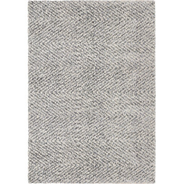 Palmetto Living by Orian Cotton Tail Harrington Gray Area Rug, 6'7"x9'8"
