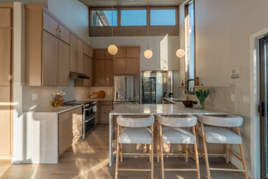 Inspiration for a contemporary kitchen remodel in Seattle