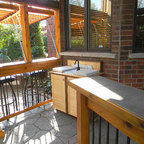 BBQ/Bar Gazebo - Craftsman - Patio - Other - by Flexfence