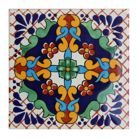 6x6 4 pcs Macotera Talavera Mexican Tile