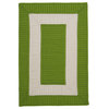 Braided Rope Walk Area Rug, Rectangle, Bright Green, 5'x8'