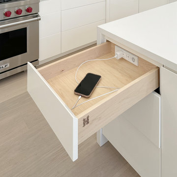 Kitchen In-Drawer Charging Outlets